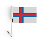 Drapeau adhésif îles féroé en polyester - pixelforma