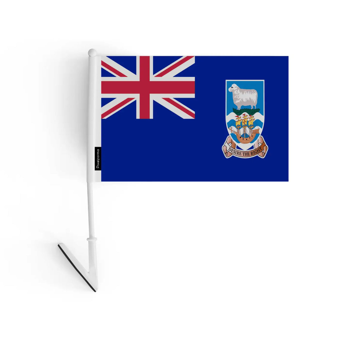 Drapeau adhésif îles malouines en polyester - pixelforma