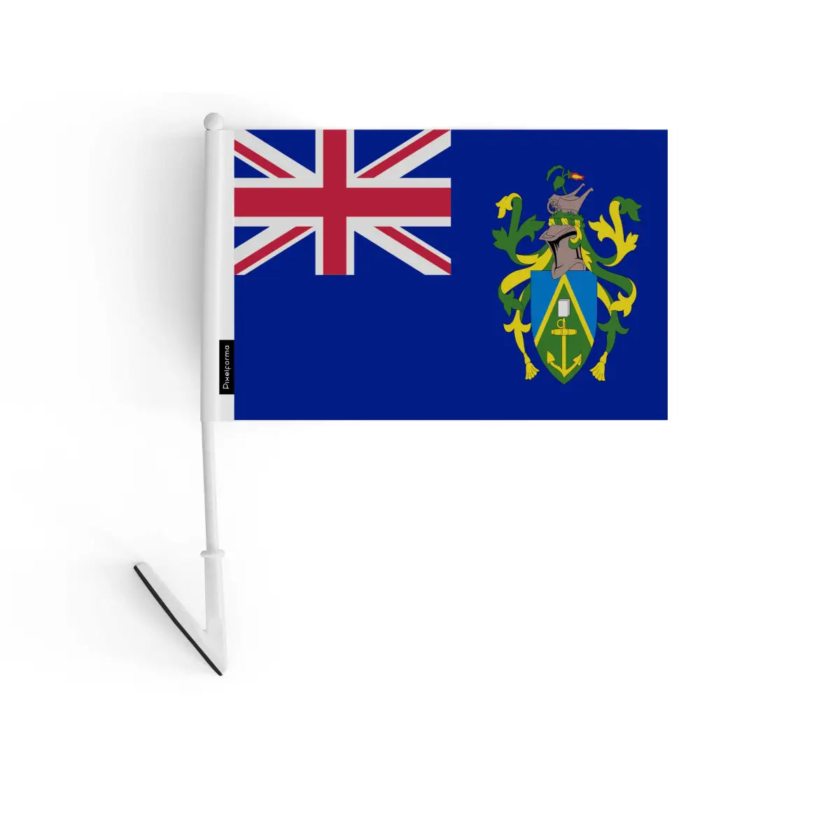 Drapeau adhésif îles pitcairn en polyester - pixelforma