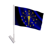 Drapeau adhésif indiana en polyester - pixelforma