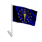 Drapeau adhésif indiana polyester souple facile à coller