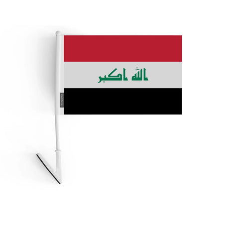 Drapeau adhésif irak en polyester - pixelforma