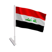 Drapeau adhésif irak en polyester souple facile à coller