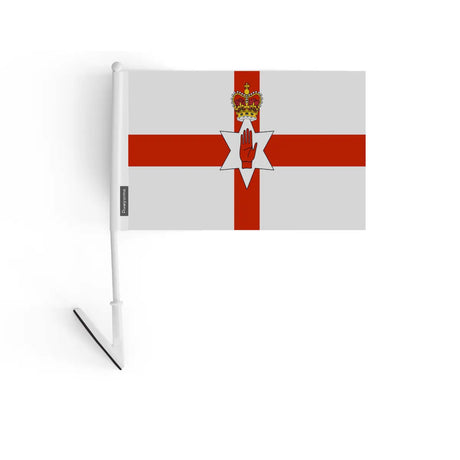 Drapeau adhésif irlande du nord en polyester - pixelforma