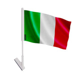 Drapeau adhésif italie polyester souple facile à coller