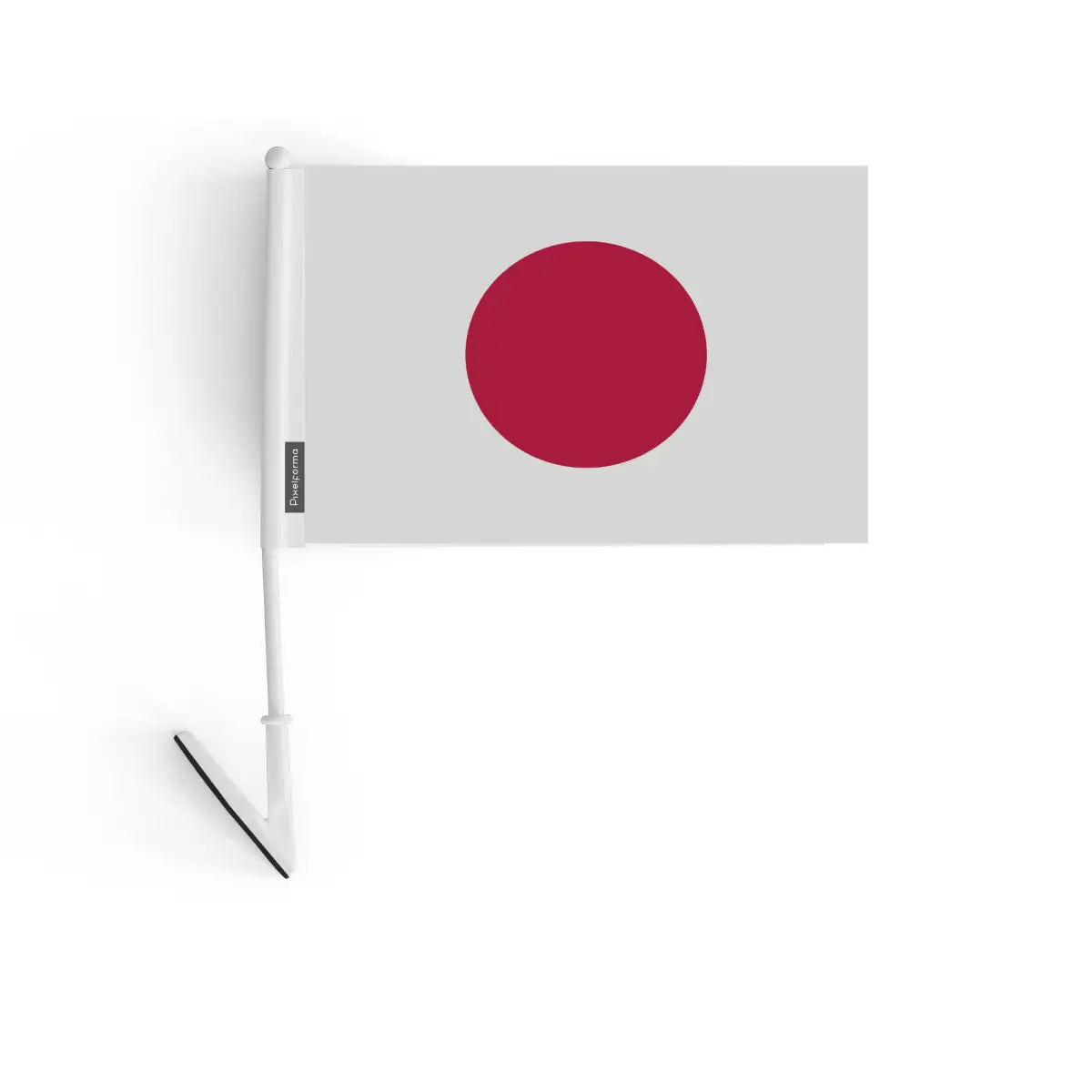 Drapeau adhésif Japon en Polyester - Pixelforma 