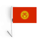 Drapeau adhésif kirghizistan en polyester - pixelforma