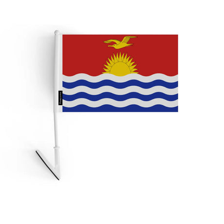 Drapeau adhésif kiribati en polyester - pixelforma