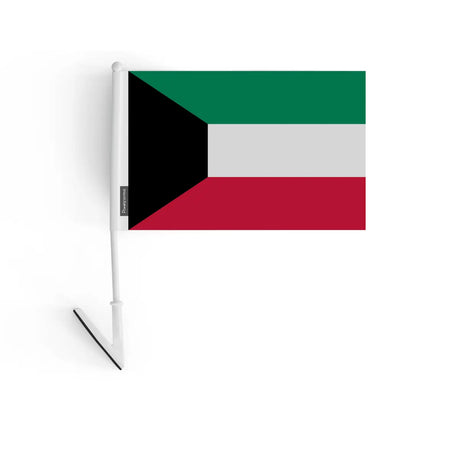 Drapeau adhésif koweït en polyester - pixelforma