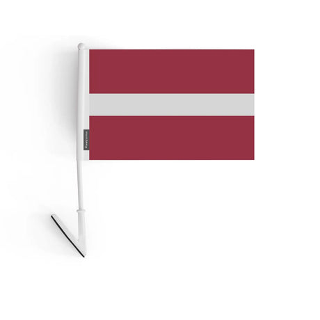 Drapeau adhésif lettonie en polyester - pixelforma