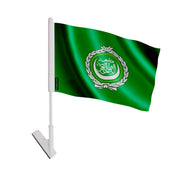 Drapeau adhésif ligue arabe polyester souple facile à coller