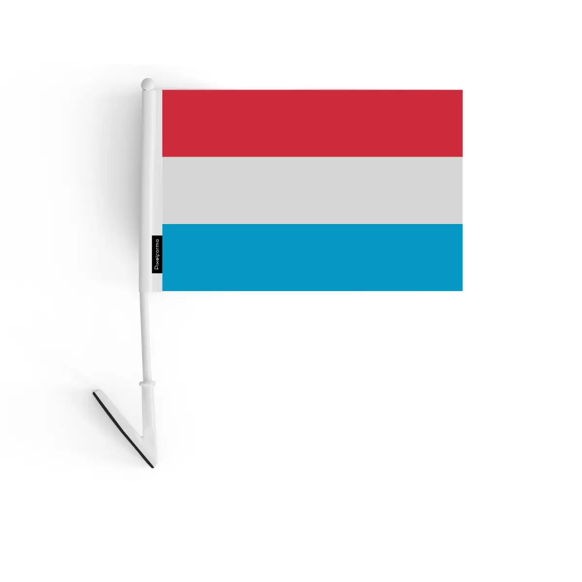 Drapeau adhésif luxembourg en polyester - pixelforma