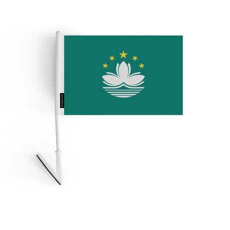 Drapeau adhésif macao en polyester - pixelforma