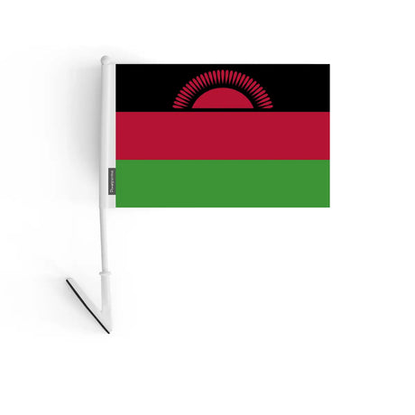 Drapeau adhésif malawi en polyester - pixelforma