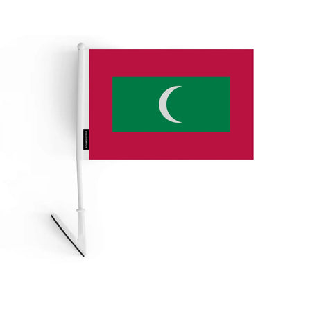 Drapeau adhésif maldives en polyester - pixelforma