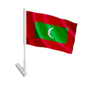 Drapeau adhésif maldives polyester souple facile à coller