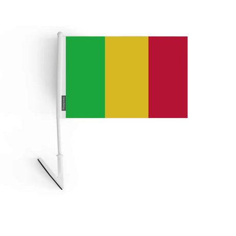 Drapeau adhésif mali en polyester - pixelforma