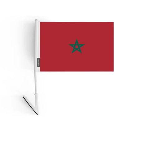 Drapeau adhésif maroc en polyester - pixelforma