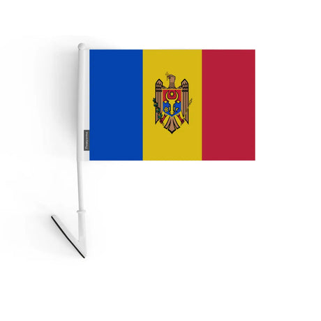 Drapeau adhésif moldavie en polyester - pixelforma