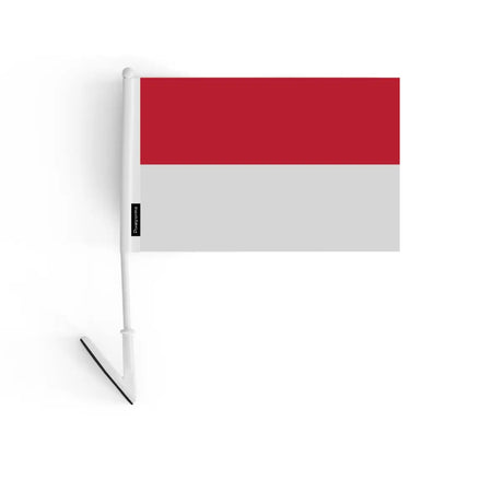 Drapeau adhésif monaco en polyester - pixelforma