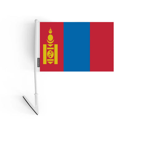 Drapeau adhésif mongolie en polyester - pixelforma