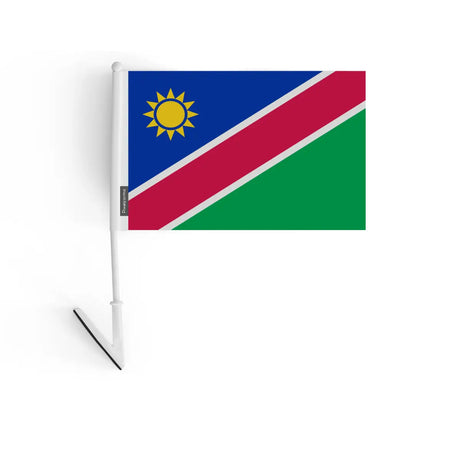 Drapeau adhésif namibie en polyester - pixelforma