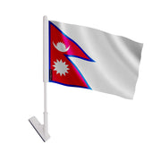 Drapeau adhésif népal polyester souple facile à coller