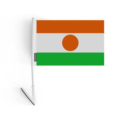 Drapeau adhésif niger en polyester - pixelforma