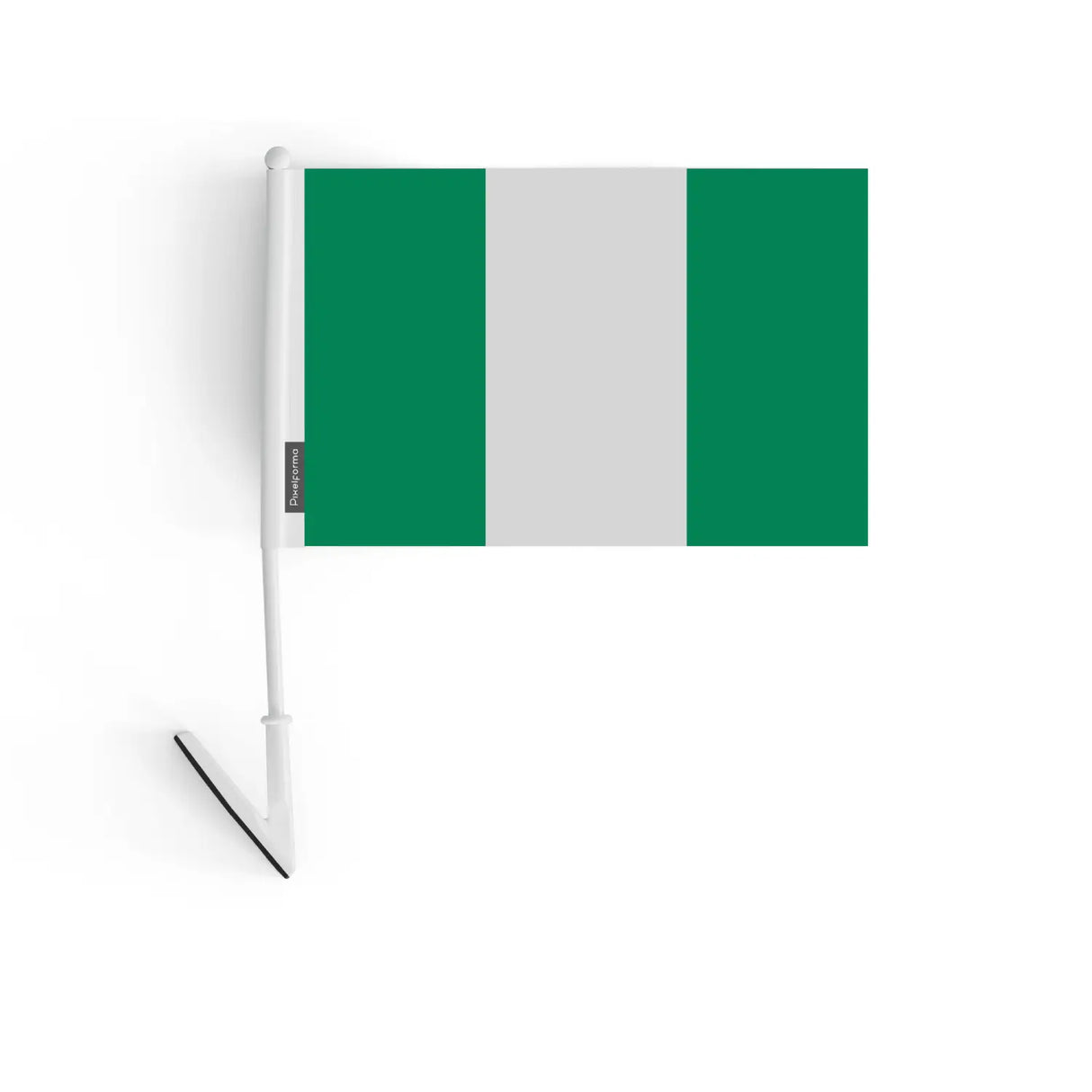 Drapeau adhésif nigeria en polyester - pixelforma