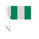 Drapeau adhésif nigeria en polyester - pixelforma