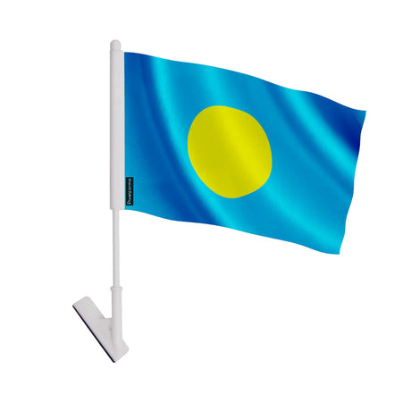 Drapeau adhésif palaos polyester souple facile à poser