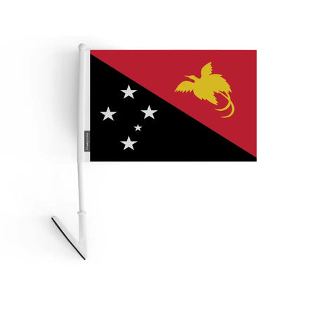 Drapeau adhésif papouasie-nouvelle-guinée en polyester - pixelforma