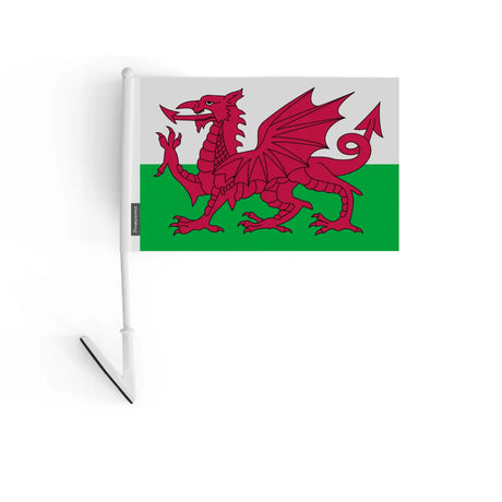 Drapeau adhésif pays de galles en polyester - pixelforma
