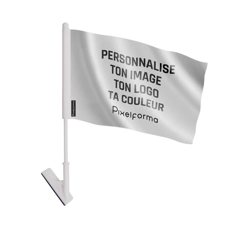 Drapeau adhésif france polyester personnalisé résistant