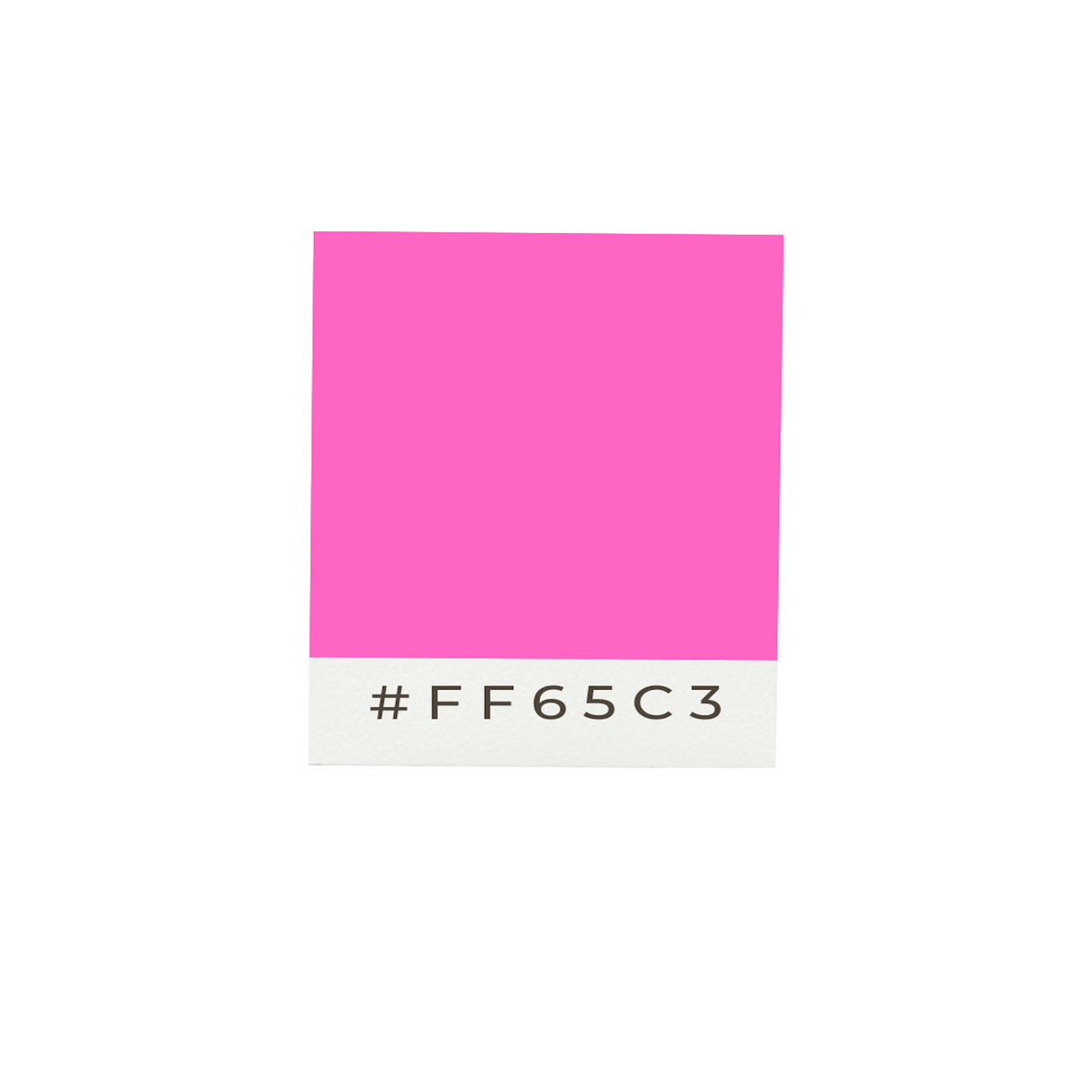 Drapeau adhésif rose en polyester - pixelforma