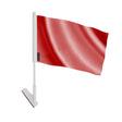 Drapeau adhésif rouge clair polyester souple facile à coller