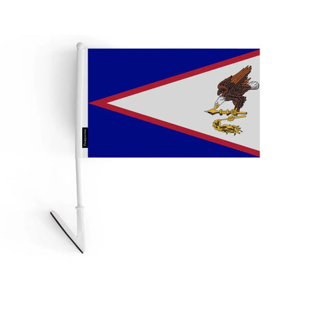 Drapeau adhésif samoa américaines en polyester - pixelforma