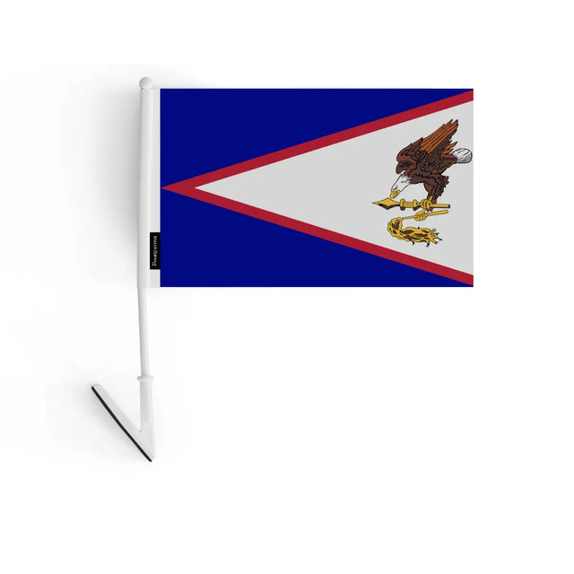 Drapeau adhésif samoa américaines en polyester - pixelforma