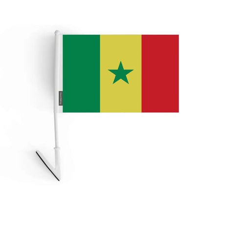 Drapeau adhésif sénégal en polyester - pixelforma