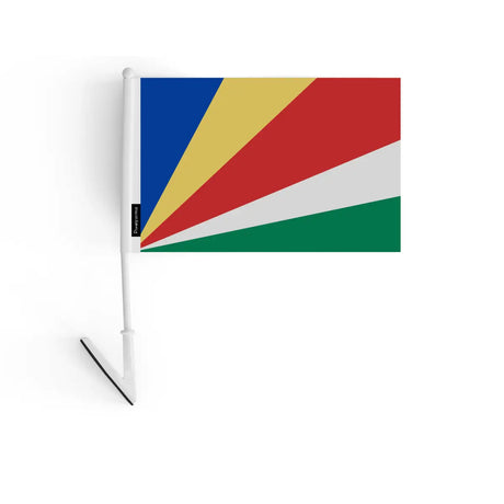 Drapeau adhésif Seychelles en Polyester - Pixelforma 