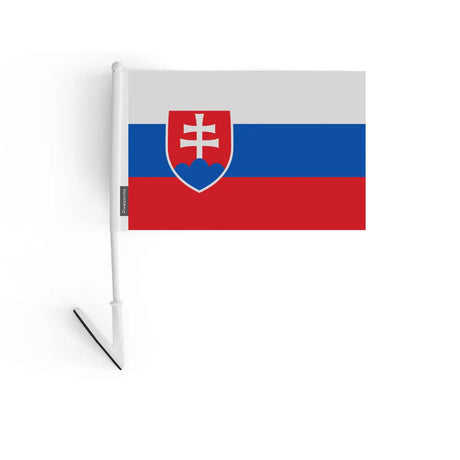 Drapeau adhésif slovaquie en polyester - pixelforma