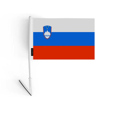 Drapeau adhésif slovénie en polyester - pixelforma