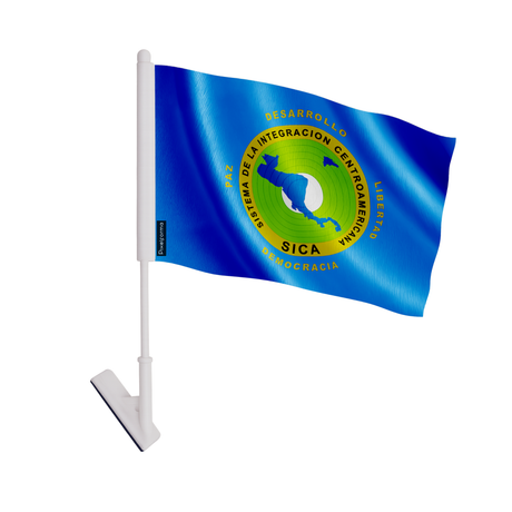 Drapeau adhésif système d’intégration centraméricain en polyester - pixelforma