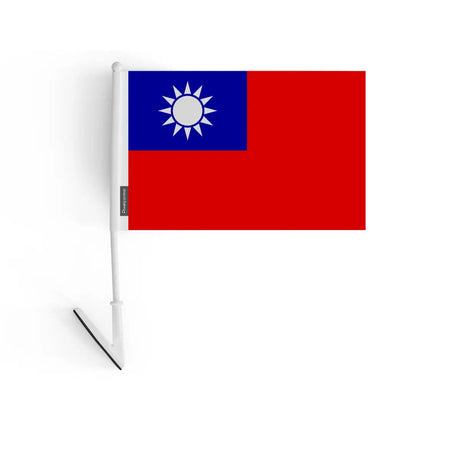Drapeau adhésif taïwan en polyester - pixelforma