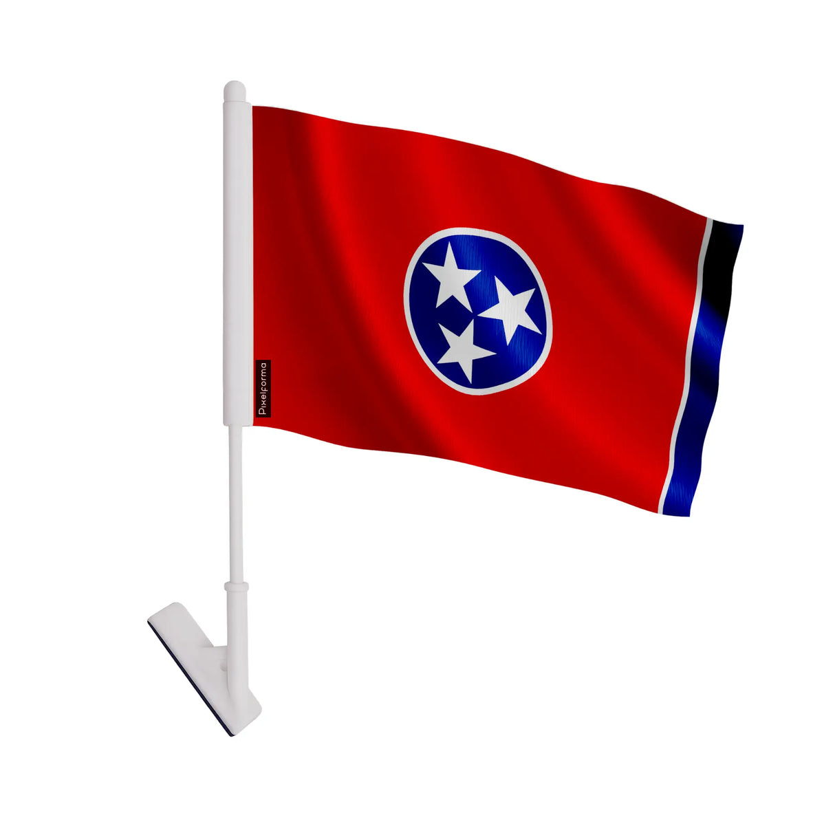 Drapeau adhésif tennessee en polyester souple facile à coller