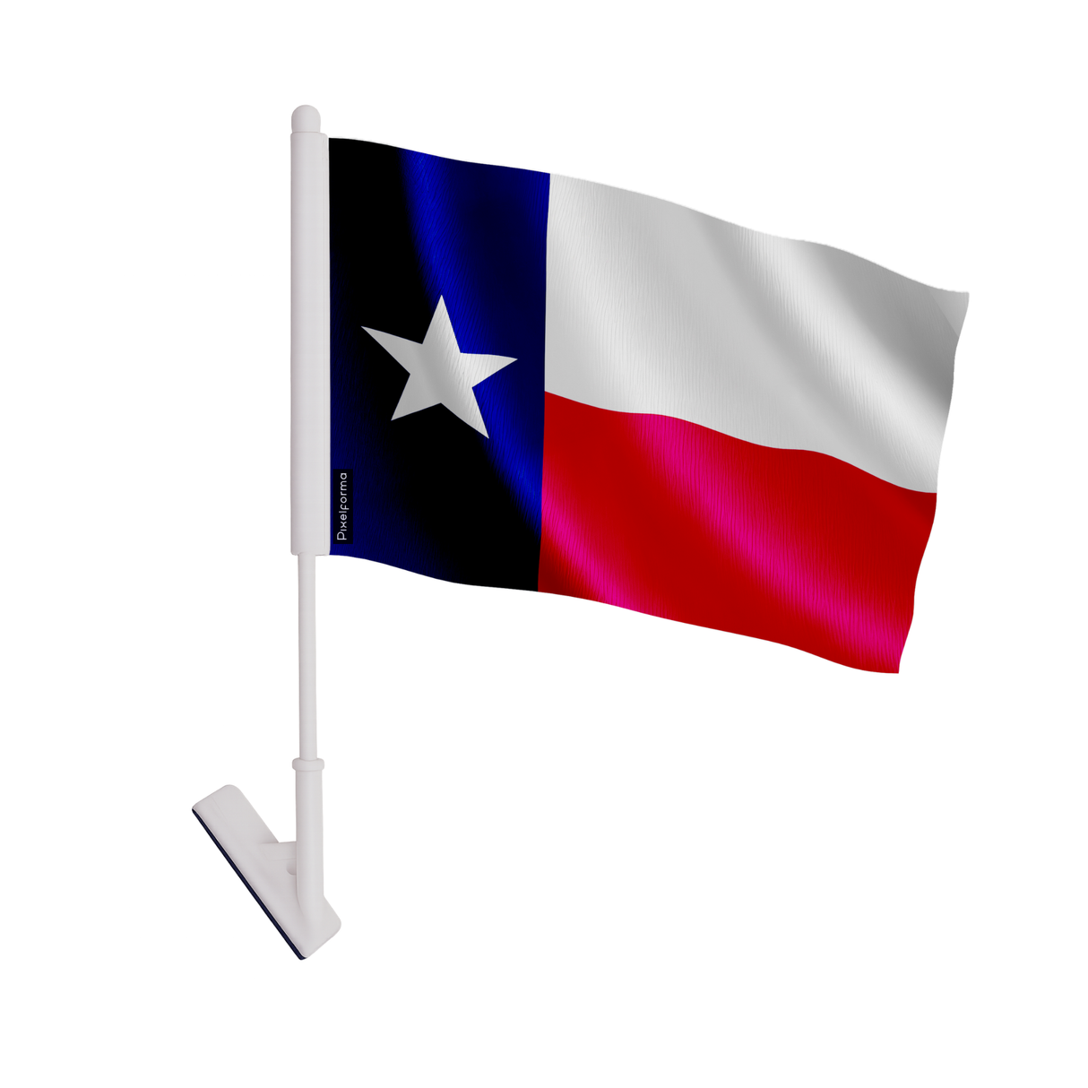 Drapeau adhésif texas en polyester - pixelforma