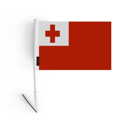 Drapeau adhésif tonga en polyester - pixelforma