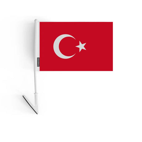 Drapeau adhésif turquie en polyester - pixelforma