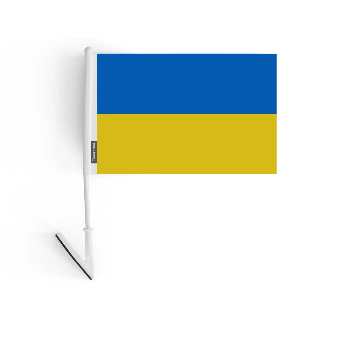 Drapeau adhésif ukraine en polyester - pixelforma