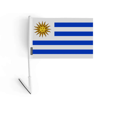 Drapeau adhésif uruguay en polyester - pixelforma